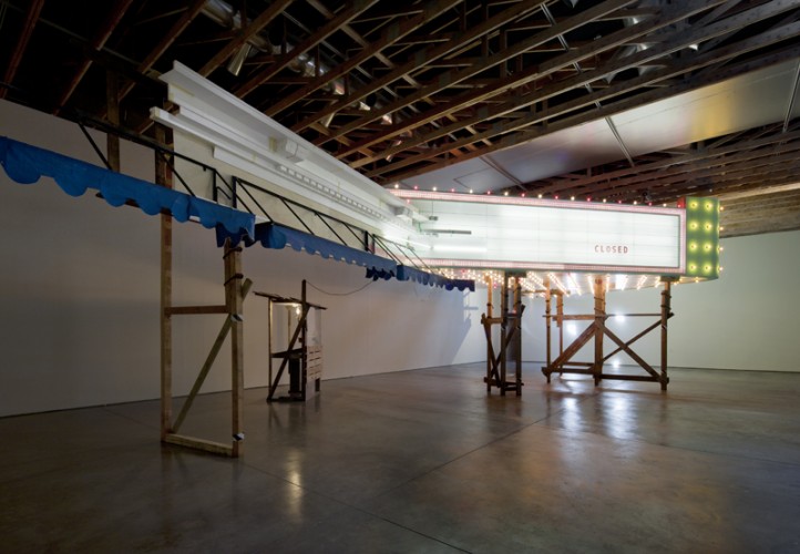 Annie Han and Daniel Mihalyo, Lead Pencil Studio, Welcome Fragment (installation view), 2011. Wood, electrical wiring, plastics, polystyrene foam, paint, dimensions variable. Courtesy of the artists. © Lead Pencil Studio. Photo: Bill Timmerman